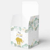 Ballotins Elephant Safari Floral Vert Or | BABY SHOWER (Ouvert)