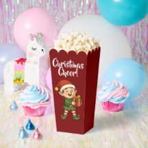 Elfe de Noël adorable avec boîte cadeau