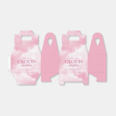 Ballotins Elle est sur nuage neuf Fête des mariées rose (Déplié)