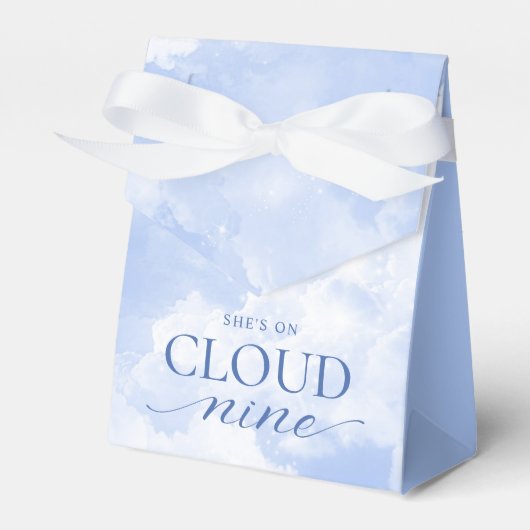 Ballotins Elle est sur un nuage bleu neuf Merci (Verso)