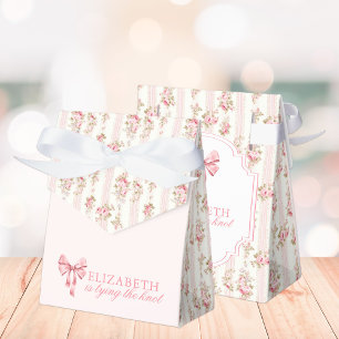 Ballotins Elle noue le nœud papillon Coquette Shower de mari