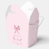 Ballotins Elle Noue Le Nœud Rose Mariage Shower (Ouvert)