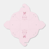 Ballotins Elle Noue Les Noeuds Rose Bow Mariage (Déplié)