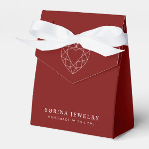 Ballotins Emballage de cadeaux du logo des bijoux