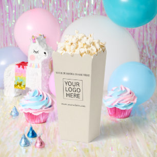 Ballotins Emballage de pop-corn avec logo et texte personnal