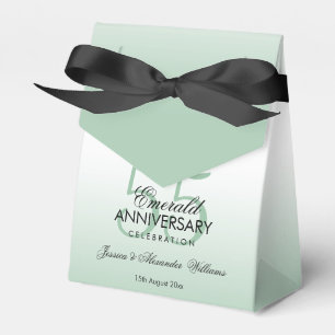 Ballotins Emerald Gem Bow & Ribbon 55e anniversaire de Maria