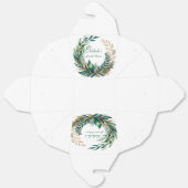 Ballotins Emerald & Gold Floral Bridal Shower (Déplié)