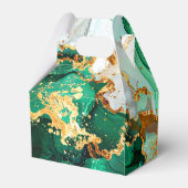 Ballotins Emerald Green and Gold Marble Agate Birthday Party (Arrière)