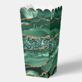 Ballotins Emerald Green Gold Parties scintillant Nom personn (Verso)