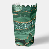 Ballotins Emerald Green Gold Parties scintillant Nom personn (Recto)