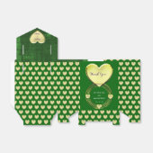 Ballotins Emerald Green Gold Purple Mariage Événements (Déplié)