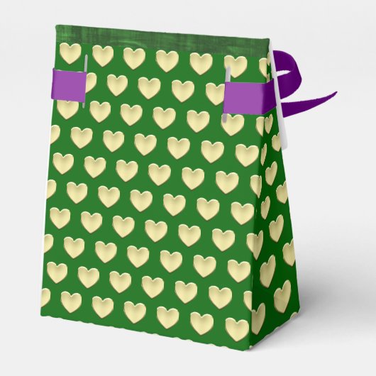 Ballotins Emerald Green Gold Purple Mariage Événements (Arrière)