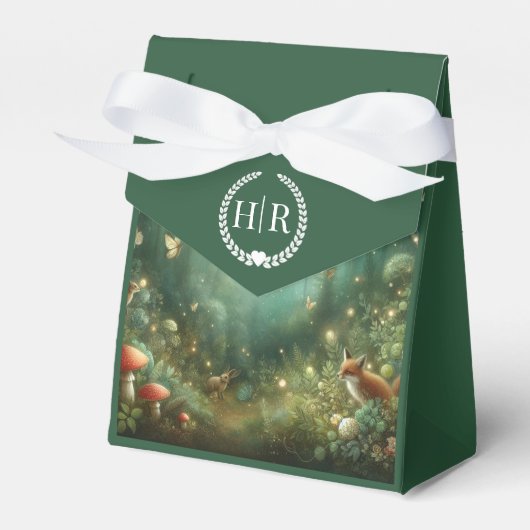 Ballotins Emerald Green Mariage forestier enchanté (Verso)