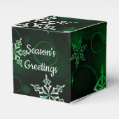 Ballotins Emerald Green Motif Cube (Verso)