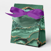 Ballotins Emerald Green Parties scintillant Gold Custom Name (Verso)