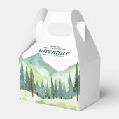 Ballotins Emerald Greenery Mountain Pine Rustic Mariage (Verso)
