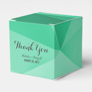 Ballotins Emerald Jewel Tones Wedding Favor Boxes