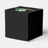 Ballotins Emerald Rose Wedding Favor Box (Arrière)