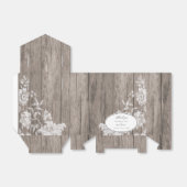 Ballotins Empreinte de fleur romantique sur boîte de récepti (Déplié)