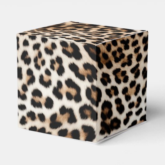 Ballotins Empreinte de léopard blanc chic (Arrière)