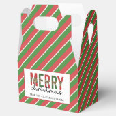 Ballotins Empreinte de léopard de Noël moderne Red Green Str (Ouvert)