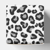 Ballotins Empreinte de léopard en noir et blanc avec gris (Haut)