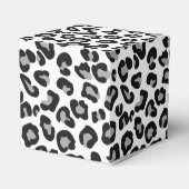Ballotins Empreinte de léopard en noir et blanc avec gris (Arrière)