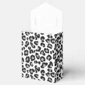 Ballotins Empreinte de léopard en noir et blanc avec gris (Ouvert)