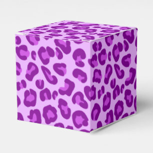 Ballotins Empreinte de léopard en violet profond et lavande