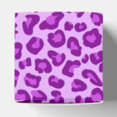 Ballotins Empreinte de léopard en violet profond et lavande (Haut)