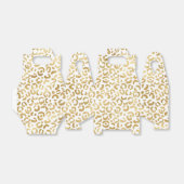 Ballotins Empreinte de léopard Gold Blanc (Déplié)