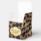 Ballotins Empreinte de léopard & Gold Foil Chic Party Favori (Ouvert)