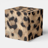 Ballotins Empreinte de léopard & Gold Foil Chic Party Favori (Arrière)