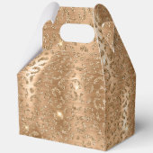 Ballotins Empreinte de léopard Gold Glam Parties scintillant (Recto)