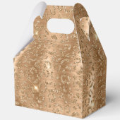 Ballotins Empreinte de léopard Gold Glam Parties scintillant (Verso)