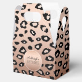 Ballotins Empreinte de léopard noir bronze or Ombre (Ouvert)