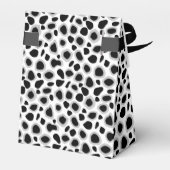 Ballotins Empreinte de léopard - noir et blanc (Arrière)