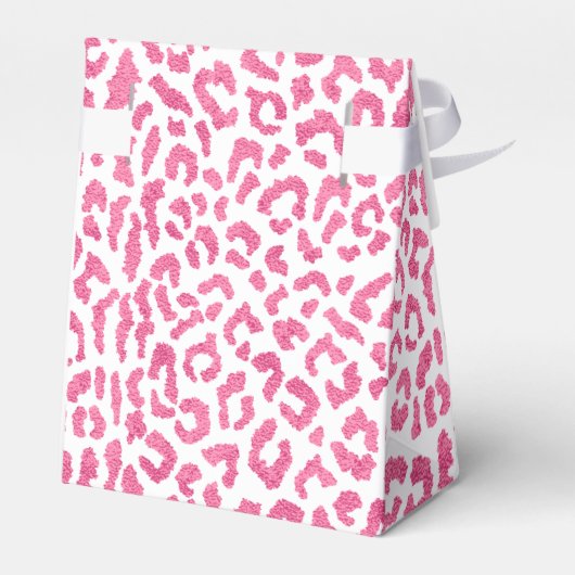 Ballotins Empreinte de léopard rose chic (Arrière)