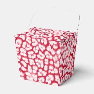 Ballotins Empreinte de léopard rouge et blanc