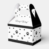 Ballotins Empreinte de patte Ballotin noir et blanc Ballotin (Arrière)