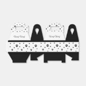 Ballotins Empreinte de patte Ballotin noir et blanc Ballotin (Déplié)