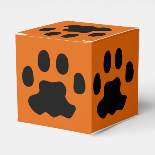 Ballotins Empreinte de patte Orange Ballotin (Verso)