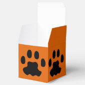 Ballotins Empreinte de patte Orange Ballotin (Ouvert)