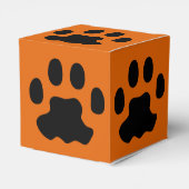 Ballotins Empreinte de patte Orange Ballotin (Arrière)