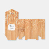 Ballotins Empreinte en bois de bambou orange (Déplié)