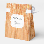 Ballotins Empreinte en bois de bambou orange (Arrière)