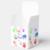 Ballotins Empreintes à main de peinture Anniversaire avec no (Ouvert)