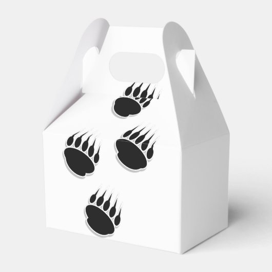 Ballotins Empreintes de patte d'ours noir (Verso)