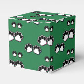 Ballotins Empreintes de pattes sur le vert (Verso)