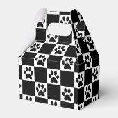 Ballotins Empreintes noires À damiers (Arrière)